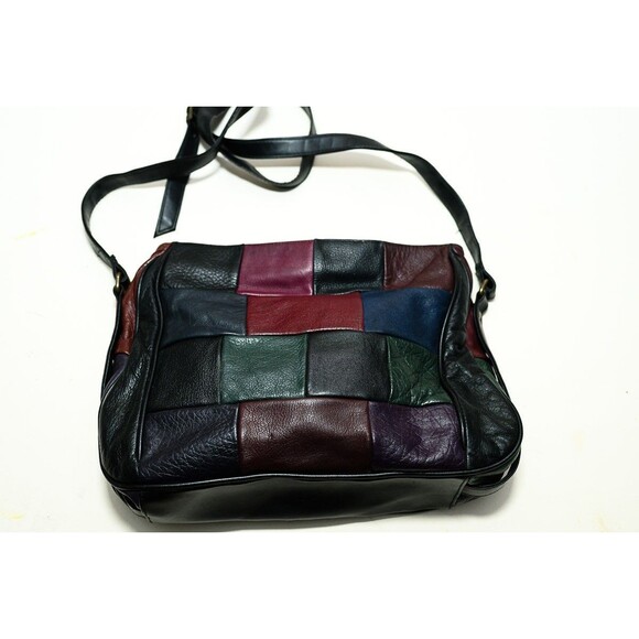 Vintage patchwork purse shoulder bag pocket book - Picture 2 of 12